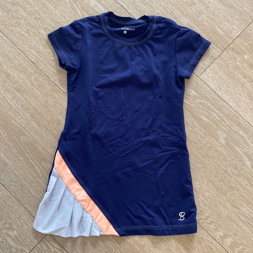 Sofibella blue Tennis dress, Girls size XXSmall